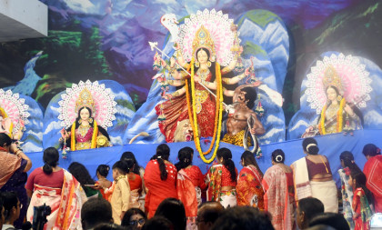 Bijoya Dashami celebrated with pomp, decor