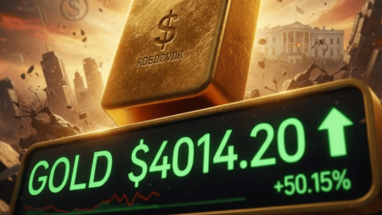 Gold crosses $4,000 for the first time as traders rush to safe haven