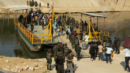 Over 600 leave Myanmar scam center to Thailand after crackdown, says Thai official