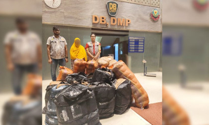 DB arrests woman with 285 kg of marijuana from Uttara