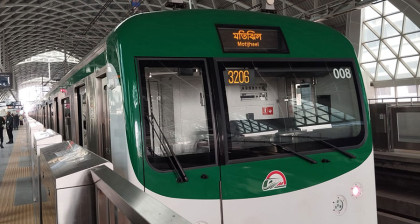 Metro rail partially resumes after the Farmgate tragedy