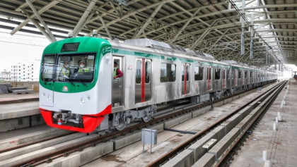 Metro operations from Uttara to Motijheel reopen after bearing pad replaced