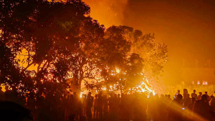 Fire at jhut warehouse in Gazipur brought under control