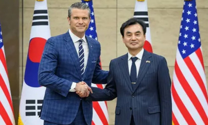 South Korea says North fired artillery rockets during Hegseth's visit