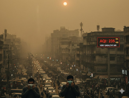 Dhaka air quality ranked 3rd among world’s worst, poses ‘very unhealthy’ health risk