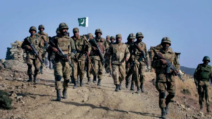 Pakistani army shot 23 militants in the border area