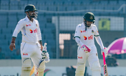 Bangladesh bowled out for 476 in the first innings