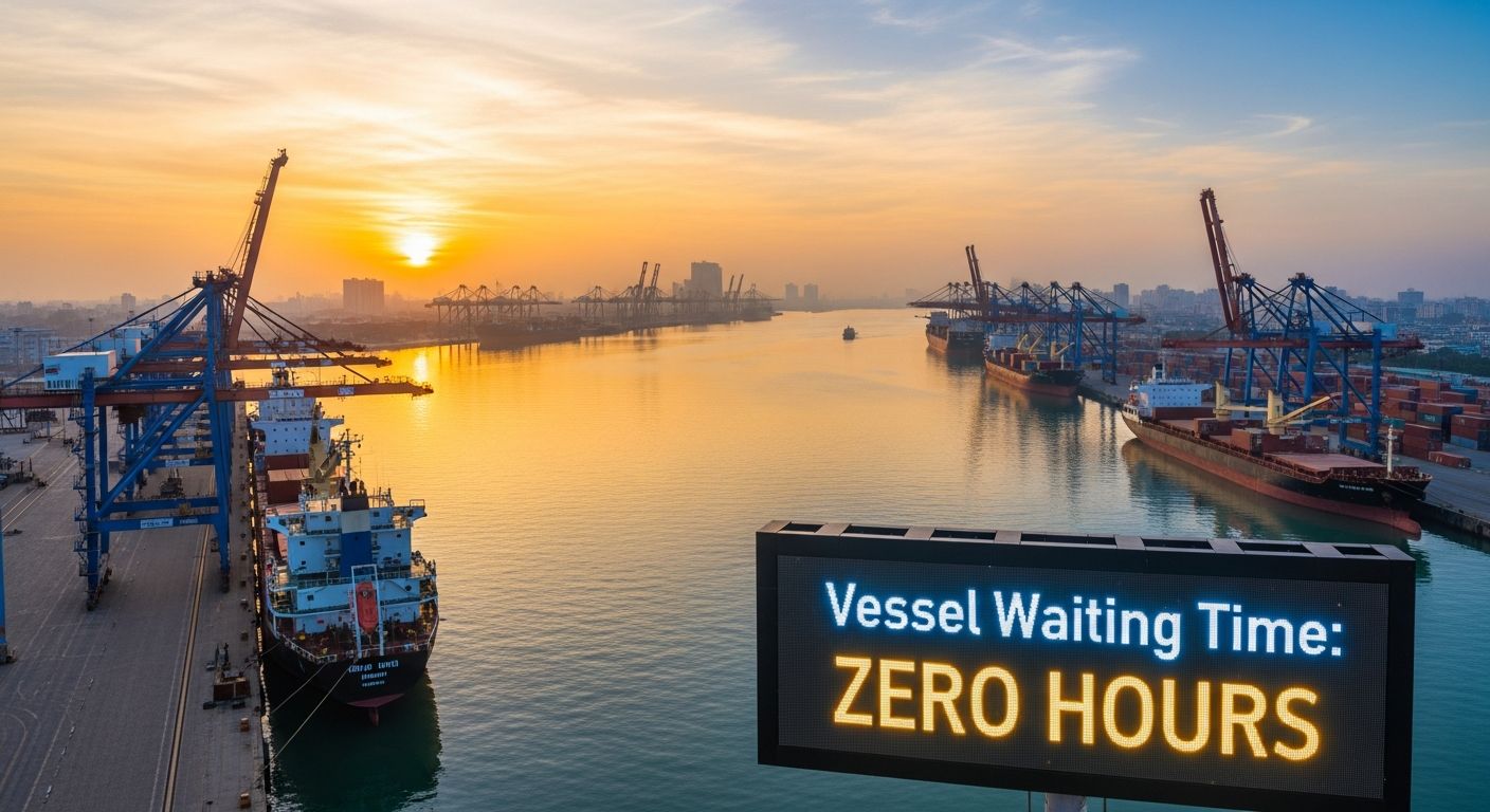 Vessel waiting time decreases to ‘zero hours” at Ctg port