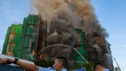 Residential blocks in Hong Kong catch fire, killing at least four people  