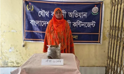 Navy apprehends female drug trader in Khulna  