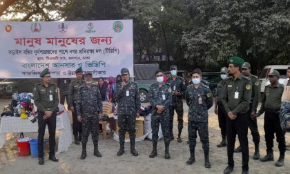 Ansar finishes nine-day Korail Slum fire relief mission