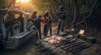 Coast Guard rescues hostages, recovers weapons in separate drives in Sundarbans