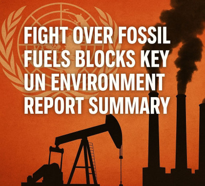 Fight over fossil fuels blocks key UN environment report summary