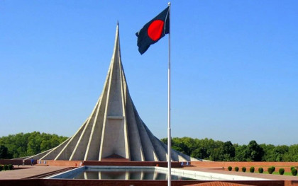 Entry to the National Memorial is restricted ahead of Victory Day celebrations