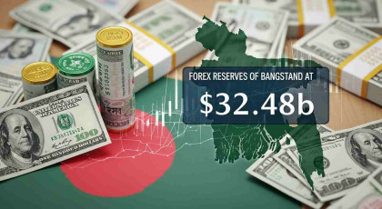 Forex reserves stand at $32.48b