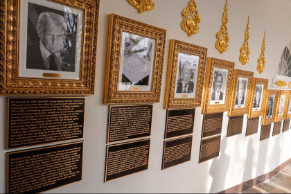 New White House plaques echo Trump’s scathing attacks on Biden, Obama