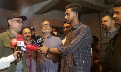 Farooki visits Chhayanaut and claims that CCTV footage is being used to identify the attackers