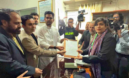 Asif Mahmud collects nomination form for Dhaka-10 constituency

