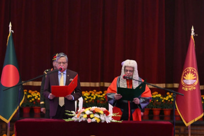 Zubayer Rahman Chowdhury sworn in as 26th Chief Justice