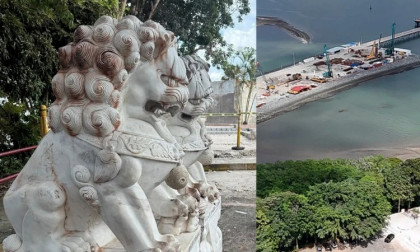 Monument honoring China’s contribution to Panama Canal torn down