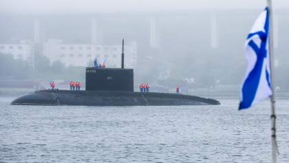 Russia sends submarine to escort tanker pursued by US