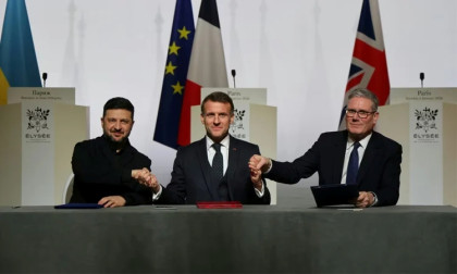 Western allies agree Ukraine guarantees after Paris ‘progress’