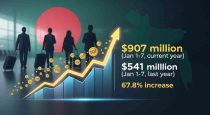 BD sees a 68% increase in remittance inflows at the start of January