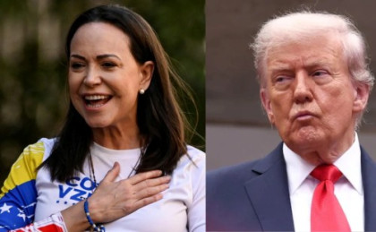 Trump says will meet Venezuelan opposition’s Machado ‘next week’