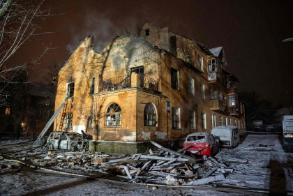 Russian attack damaged 20 Kyiv residential buildings, Qatar embassy: Zelensky