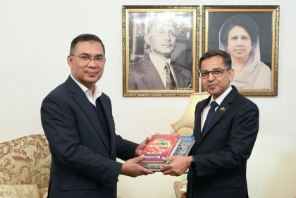 Indian High Commissioner meets Tarique Rahman
