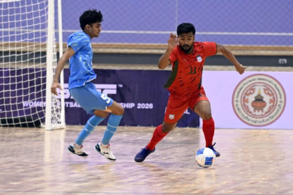 Bangladesh, India play out thrilling 4-4 draw in SAFF Futsal Championship