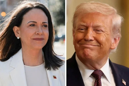 Venezuela’s Machado meets Trump for ‘positive’ talks despite snub