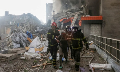 Russian drone strike kills woman in Ukraine’s Kharkiv