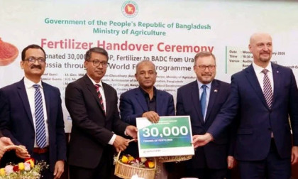 Russian Federation gifts 30,000 tonnes of fertiliser to Bangladesh