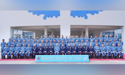 Air Chief urges BANATU-15 peacekeepers to uphold discipline, sincerity