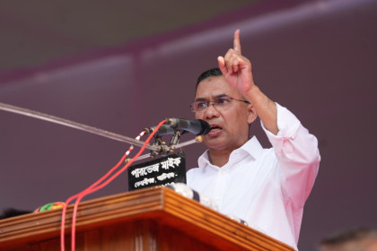 Tarique Rahman returns to Dhaka after 16-hour election campaign across districts