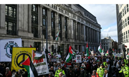 UK rights campaigner Tatchell arrested at pro-Palestinian protest