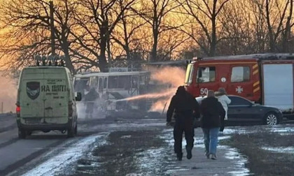 ‘They were going home’: Russian drone kills 12 mine workers in Ukraine