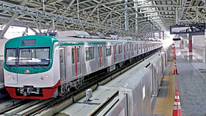 Dhaka metro rail’s Kamalapur extension nearly 71% complete