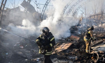 Four dead, including toddlers, in Ukraine drone strike