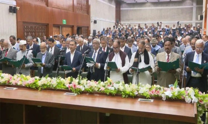 BNP takes oath in parliament after landslide win in national polls