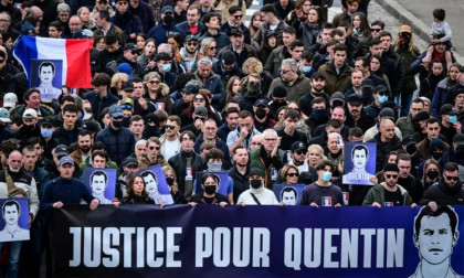 Mass rally in France honors killed far-right figure