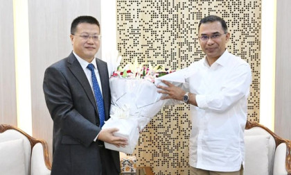 Chinese ambassador Yao Wen meets PM Tarique Rahman in Dhaka