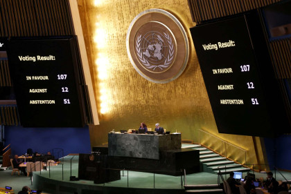 US abstains as UN backs Ukraine on invasion anniversary