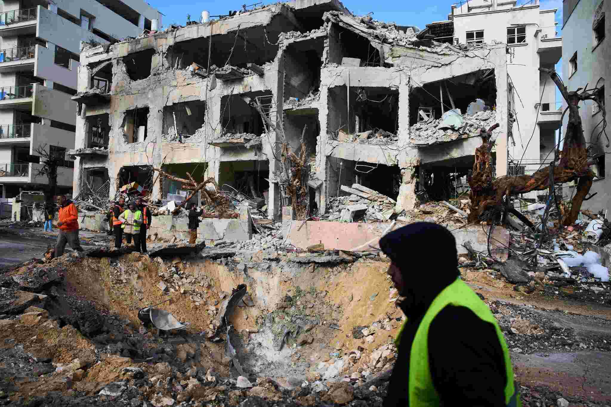 Eight killed in Iranian missile strike on Israeli city