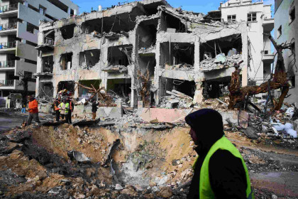 Eight killed in Iranian missile strike on Israeli city