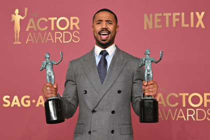 Michael B Jordan shakes up Oscar race with Actor Awards win