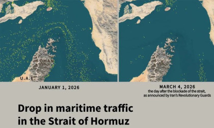 Hormuz Strait sees just nine ships amid war fears