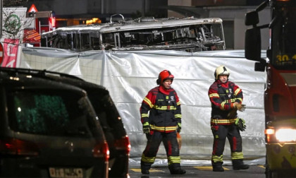 Swiss police suspect deliberate fire in deadly bus blaze