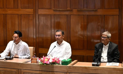 PM Tarique Rahman meets ruling party lawmakers at Jatiya Sangsad